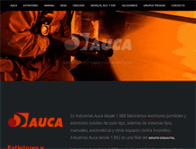 Tablet Screenshot of extintoresauca.com
